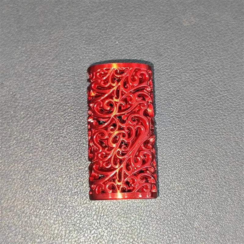 Creative Hollow Carved Gas Lighter Metal Armor Shell Case For Bic J5 Lighters Polychrome Reusable alloy Protect Cover Man Gift