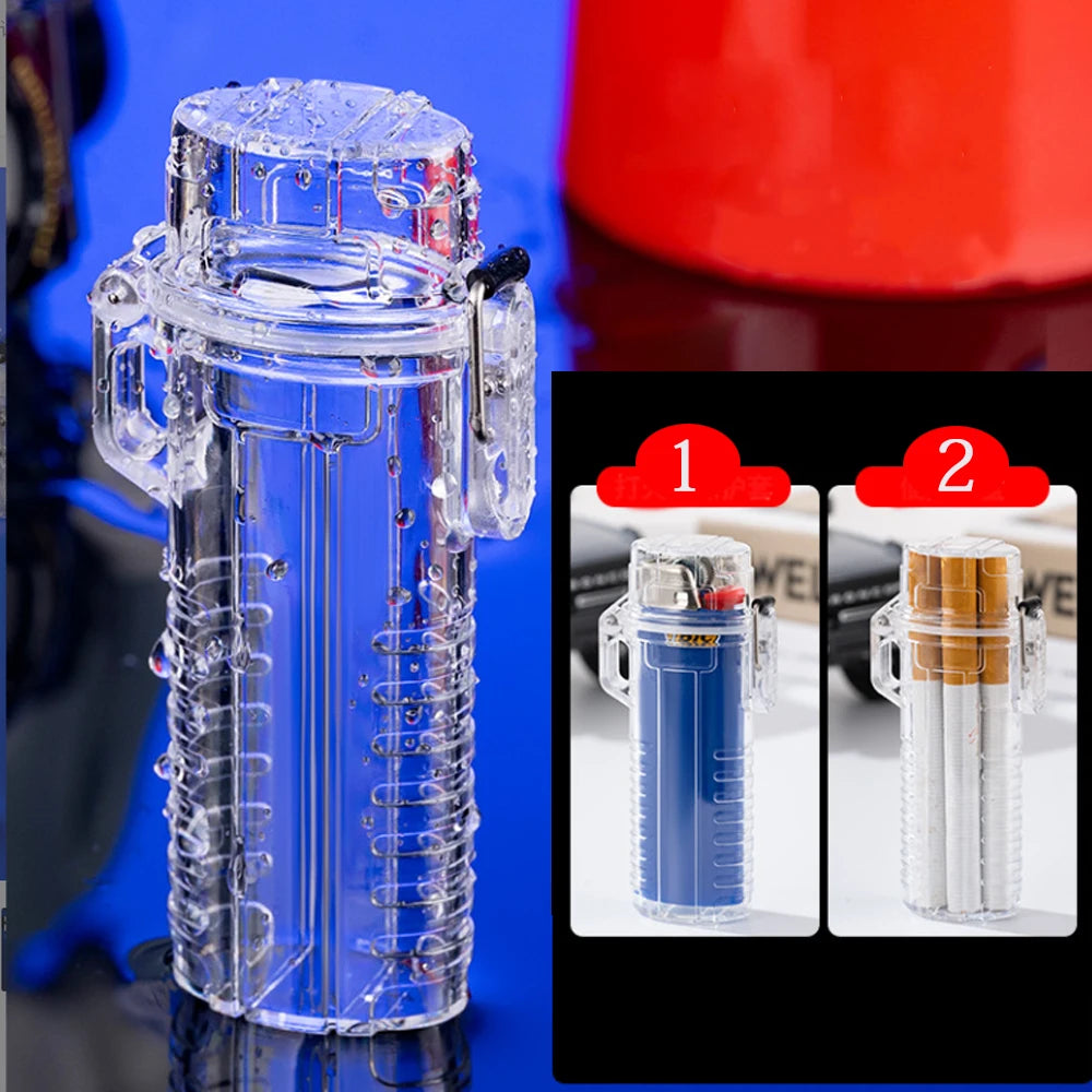Waterproof  Lighter Case for BIC Classic Lighter J6 EDC Cigarette Case Lighter Holder Sleeve for Regular Lighter