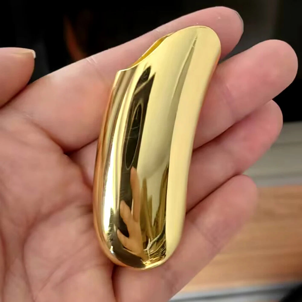 Fashion Metal  Ice Mirror Lighter Case Cover Holder For Bic Mini Lighters Sleeve Comfortable Grasp Lighter Holder Shell Type J5